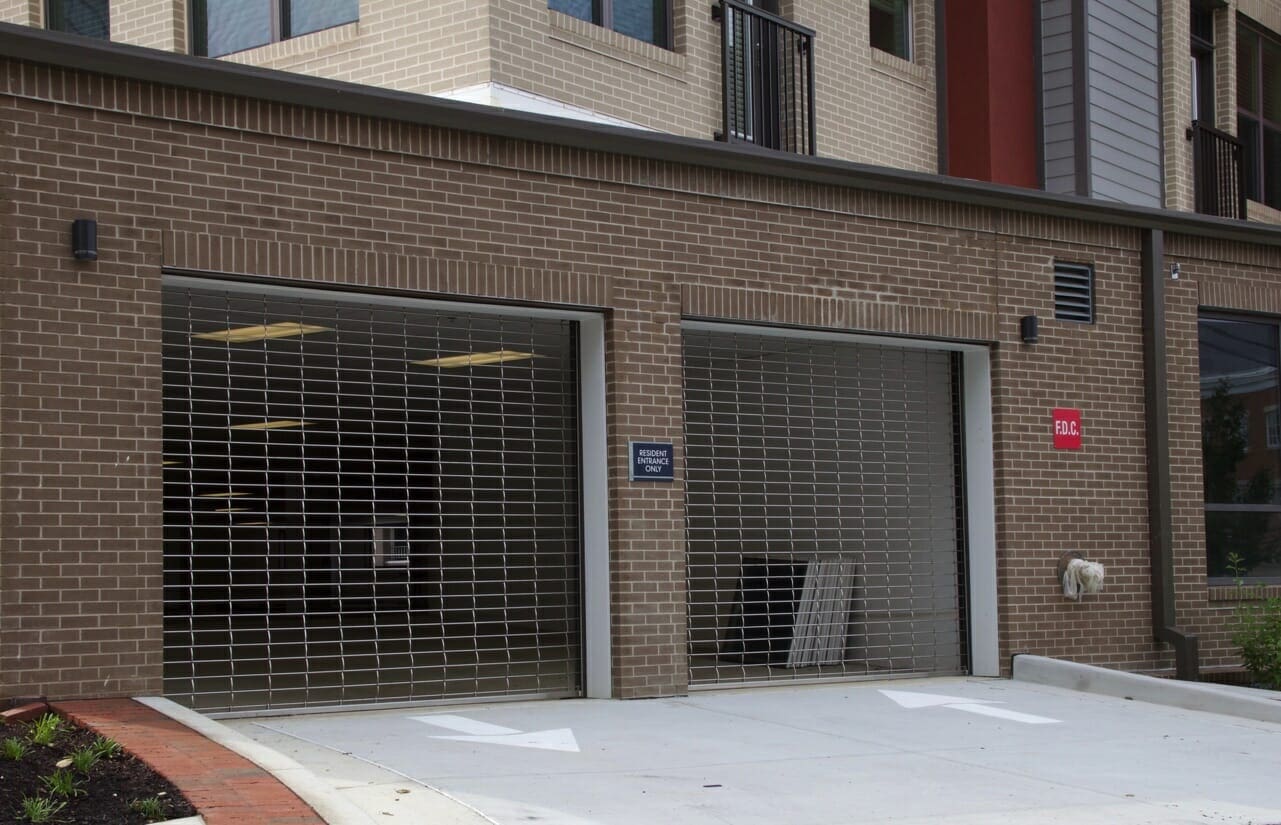Parking Roll Up Garage Door Gates