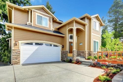 What should I look for when buying a new garage door