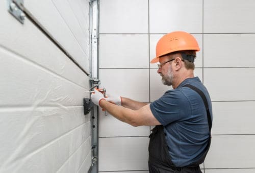 Is it hard to install a garage door? 