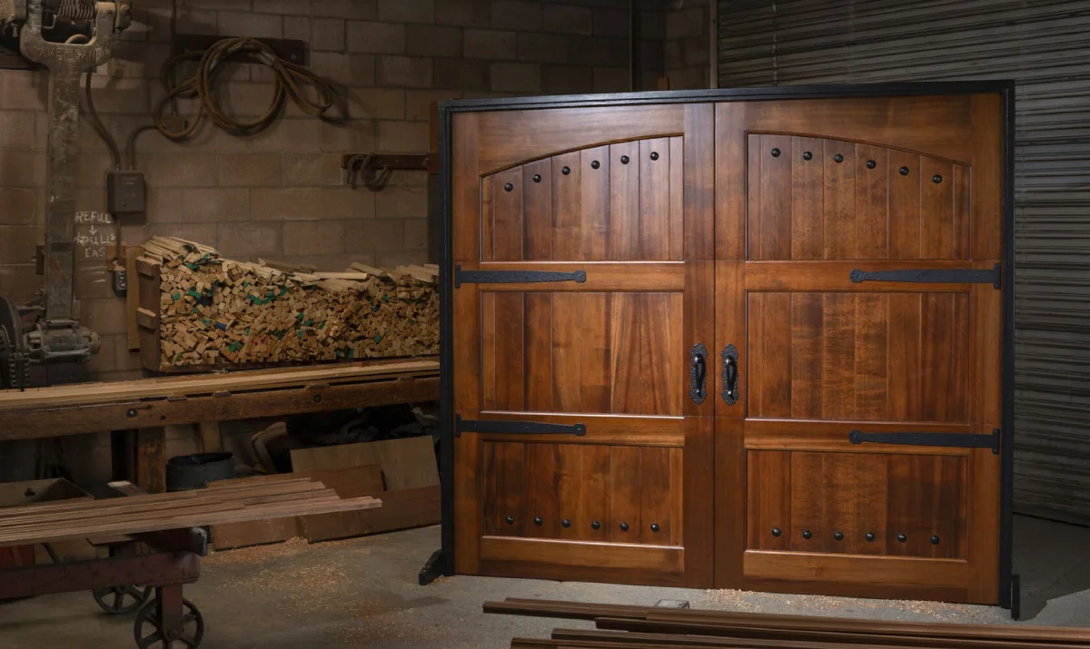 Rustic Wood Garage Doors Near Me in San Diego and Orange County