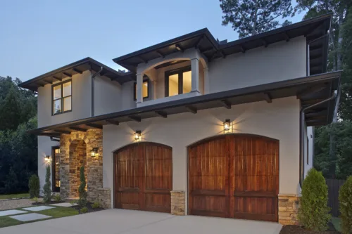 Modern Spanish Style Garage Door